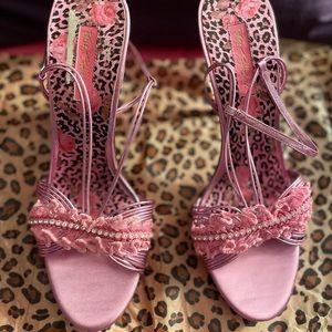 Betsey Johnson Amiga Pink Heels